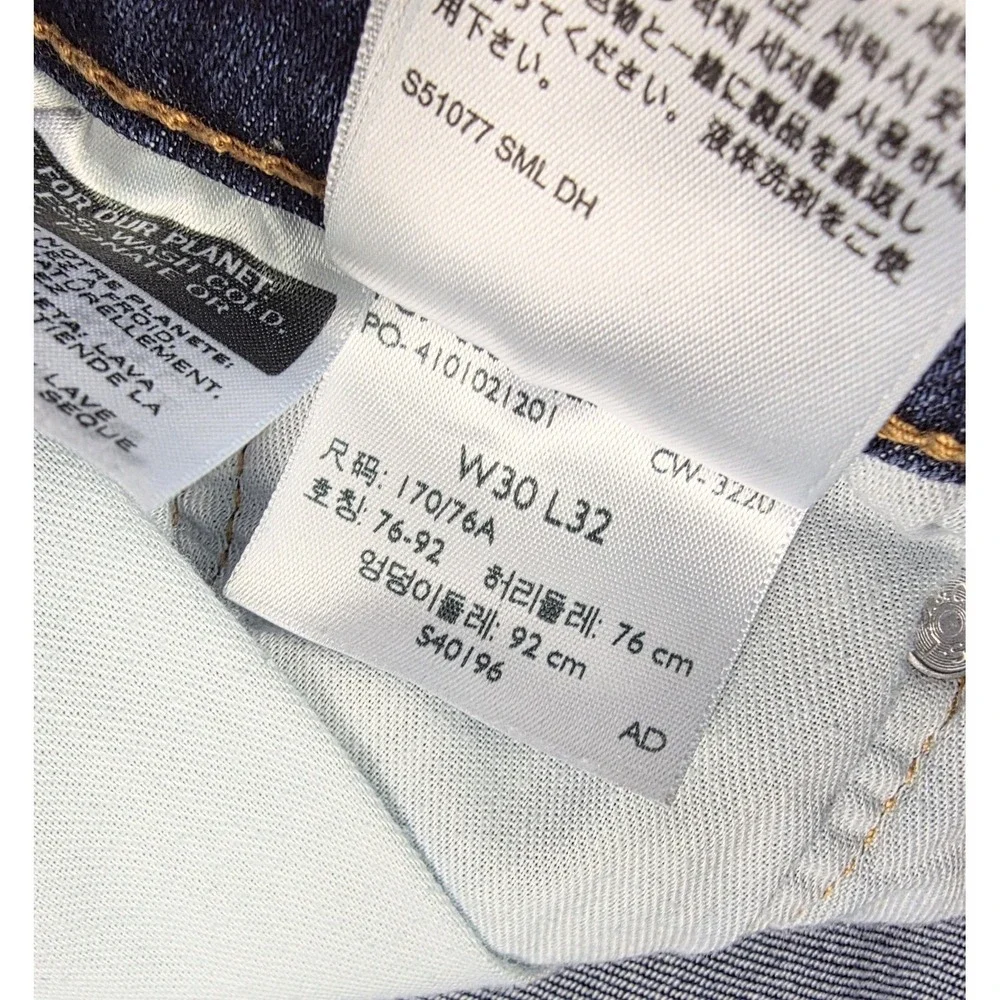 Levi's 514‎ Regular Straight Fit Medium Wash Denim Jeans Men's Size 30x32